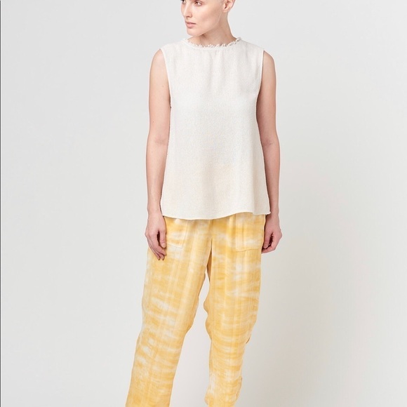 Tina Jo Raw Neck Muscle Tee Eden - Picture 2 of 8